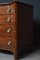 Antique Regency Mahogany & Rosewood Serpentine Chest of Drawers, Image 5