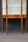 Antique Victorian Satinwood Serpentine Display Cabinet, Image 3