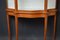 Antique Victorian Satinwood Serpentine Display Cabinet 7