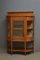 Low Antique Edwardian Inlaid Display Cabinet 1