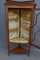Antique Edwardian Mahogany Inlaid Corner Display Cabinet 5