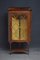 Antique Edwardian Mahogany Inlaid Corner Display Cabinet 1