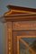 Antique Edwardian Mahogany Inlaid Corner Display Cabinets, Set of 2 15
