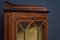 Antique Edwardian Mahogany Inlaid Corner Display Cabinets, Set of 2 11