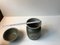 Zenit Ceramic Green Vase & Bowl Set by Gunnar Nylund for Rörstrand, 1970s, Set of 2 6