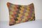 Funda de cojín lumbar de kilim tejida a mano de Vintage Pillow Store Contemporary, Imagen 2