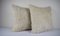 White Turkish Shaggy Kilim Pillow Covers, Set of 2 2