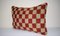 Turkish Geometrical Lumbar Kilim Pillow Cover 3