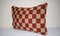 Turkish Geometrical Lumbar Kilim Pillow Cover, Image 3