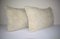 White Shaggy Angora Pillow Covers, Set of 2, Image 2