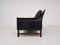 Minerva' Rosewood & Black Leather 4-Seat Sofa by Torbjørn Afdal for Bruksbo, 1950s, Image 3