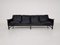 Minerva' Rosewood & Black Leather 4-Seat Sofa by Torbjørn Afdal for Bruksbo, 1950s, Image 1