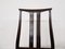 Poltrone in palissandro e pelle nera di Danish Overseas Furniture, anni '60, set di 8, Immagine 9