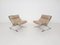 Beige Leather Zeta Lounge Chairs by Paul Tuttle for Strässle, 1960s, Set of 2, Image 1