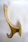 Art Deco Brass Coat Hooks by Josef Hoffmann, 1930s, Set of 4 4