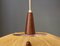 Teak Ceiling Lamp from Temde, 1960s 11