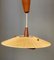 Teak Ceiling Lamp from Temde, 1960s 5