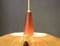 Lampada da soffitto in teak di Temde, anni '60, Immagine 10