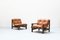 Danish Leather Armchair & Lounge Chair by Carl Straub, 1960s, Image 6