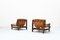 Fauteuils en Cuir par Carl Straub, Danemark, 1960s, Set de 2 2