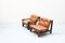 Danish Leather Armchair & Lounge Chair by Carl Straub, 1960s, Image 5