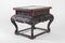 Small Antique Chinese Chiselled Table with Peony Decoration 4