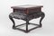 Small Antique Chinese Chiselled Table with Peony Decoration, Image 4