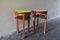 Mid-Century Small Bistro Tables, 1950s, Set of 2 1