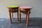 Kleine Mid-Century Bistrotische, 1950er, 2er Set 2