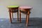 Mid-Century Small Bistro Tables, 1950s, Set of 2 2