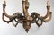 Antique Empire Carved Wood Chandelier 4