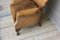 Antique Leather Lounge Chair 8