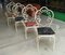 Vintage Lacquered Iron Garden Chairs, 1960s, Set of 4 8