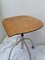 Vintage German Four-Legged Adjustable Stool, 1950s 7