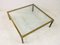 Large Vintage Brass Coffee Table, 1970s 7