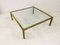 Large Vintage Brass Coffee Table, 1970s 3