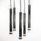 Tubular Chrome Cascade 5-Light Pendant from Doria Leuchten, 1970s, Image 5