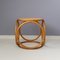 Mid-Century Bentwood and Rattan Circular Stool, 1960s 6