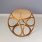 Mid-Century Bentwood and Rattan Circular Stool, 1960s 2