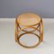 Mid-Century Bentwood and Rattan Circular Stool, 1960s, Image 5