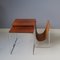 Rosewood Nesting Tables with Leather Magazine Holder from Brabantia, 1960s, Image 2