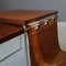 Rosewood Nesting Tables with Leather Magazine Holder from Brabantia, 1960s 9