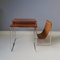 Rosewood Nesting Tables with Leather Magazine Holder from Brabantia, 1960s, Image 4