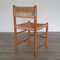 Vintage Dining Chair with Rush Seat, 1950s 2