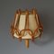 Mid-Century French Rattan Wall Lights, 1950s, Set of 2, Image 4