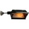 Vintage Black Metal & Cast Iron Theater Wall Light, 1950s, Image 1