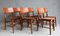 Danish Modern Teak Chairs on Oak Legs by Ib Kofod Larsen, 1960s, Set of 6, Image 6