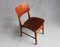 Moderne dänische Stühle aus Teak mit Beinen aus Eiche von Ib Kofod Larsen, 1960er, 6er Set 5