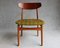Scandinavian Modern Teak Chair on Oak Legs by Henning Kjærnulf for Bruno Hansen, 1950s, Set of 6 7