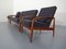 Paper Knife Armchairs & Sofa Set by Kai Kristiansen for Magnus Olesen, 1960s 2